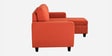 Bae Fabric LHS Sectional Sofa in Ember Orange Colour