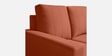 Bae Sofa (2+1+1) In Ember Orange Colour