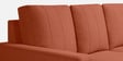 Bae Sofa (3+1+1) In Ember Orange Colour