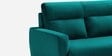 Bakadi Fabric 2 Seater Sofa in Sea Green Colour