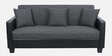 Baley Fabric 3 Seater Sofa In Lama Black Colour