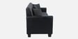 Baley Fabric 3 Seater Sofa In Lama Black Colour
