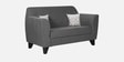 Bali Fabric 2 Seater Sofa in Grey Colour