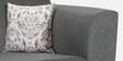 Bali Fabric 2 Seater Sofa in Grey Colour