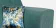 Bali Fabric 2 Seater Sofa In Imperal Green Colour