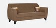 Bali Fabric 3 Seater Sofa In Brown Colour