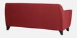 Bali Fabric 3 Seater Sofa in Red Colour