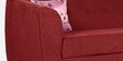 Bali Fabric 3 Seater Sofa in Red Colour
