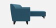 Bali Fabric LHS Sectional Sofa (2+Lounger) In Blue Colour