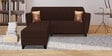 Bali Fabric RHS Sectional Sofa (2+Lounger) In Mahogany Colour