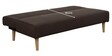 Banzan Sofa Cum Bed In Dark Brown Colour