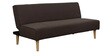 Banzan Sofa Cum Bed In Dark Brown Colour