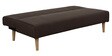 Banzan Sofa Cum Bed In Dark Brown Colour