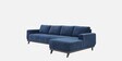 Barcelona Fabric RHS Sectional Sofa In Cobalt Blue Colour
