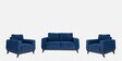 Barcelona Fabric Sofa Set In Cobalt Blue Colour With 2+1+1 Combination