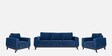 Barcelona Fabric Sofa Set In Cobalt Blue Colour With 3+1+1 Combination