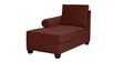 Barcelona 2 Seater RHS Sofa with Lounger in Cherry Red Colour