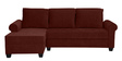 Barcelona 2 Seater RHS Sofa with Lounger in Cherry Red Colour