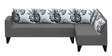 Barceto 5 Seater LHS L Shape Sofa Set in Dark Grey Colour