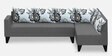 Barceto 5 Seater LHS L Shape Sofa Set in Dark Grey Colour