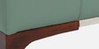 Bario Leatherette 2 Seater Sofa In Sage Green Colour