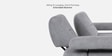 Barret RHS Sectional Sofa In Grey Color