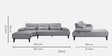Barret RHS Sectional Sofa In Grey Color