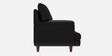 Bayflow Leatherette 3 Seater Sofa In Black Colour