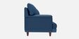 Bayflow Leatherette 3 Seater Sofa In Rubben Blue Colour