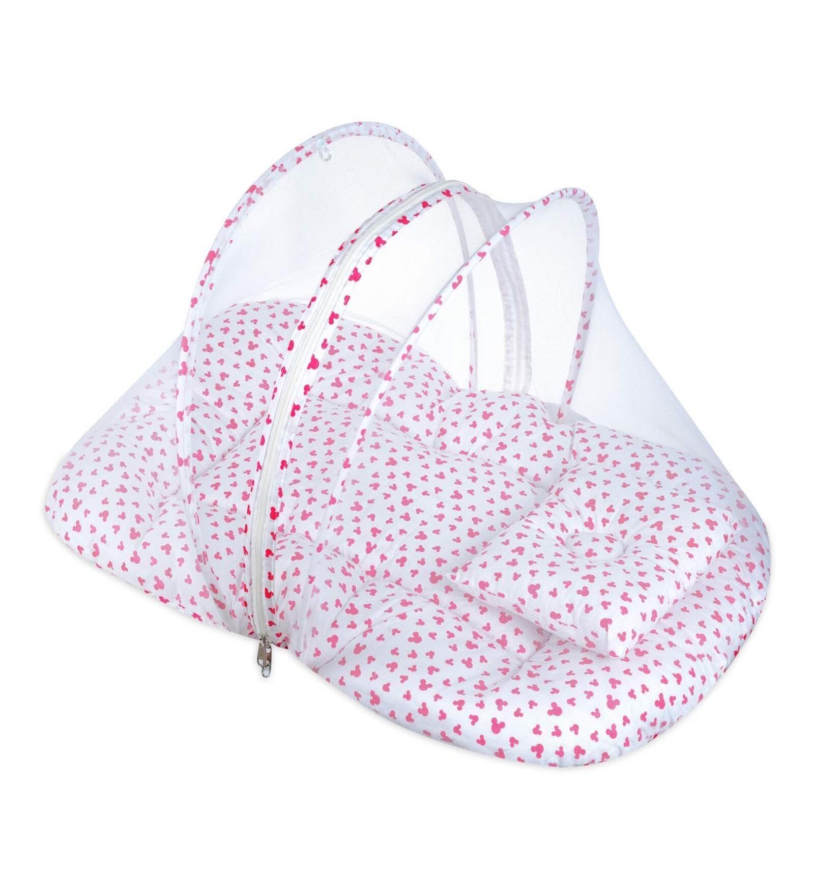 Baby  Polyester Mosquito Net In Pink