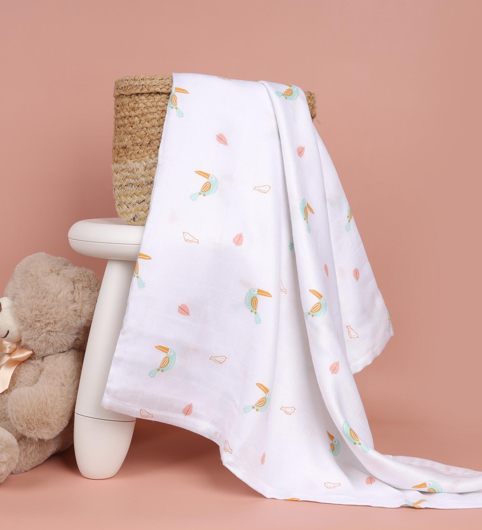 Buy Baby Birds Bamboo Swaddle by Kicks & Crawl at 35 OFF by Kicks