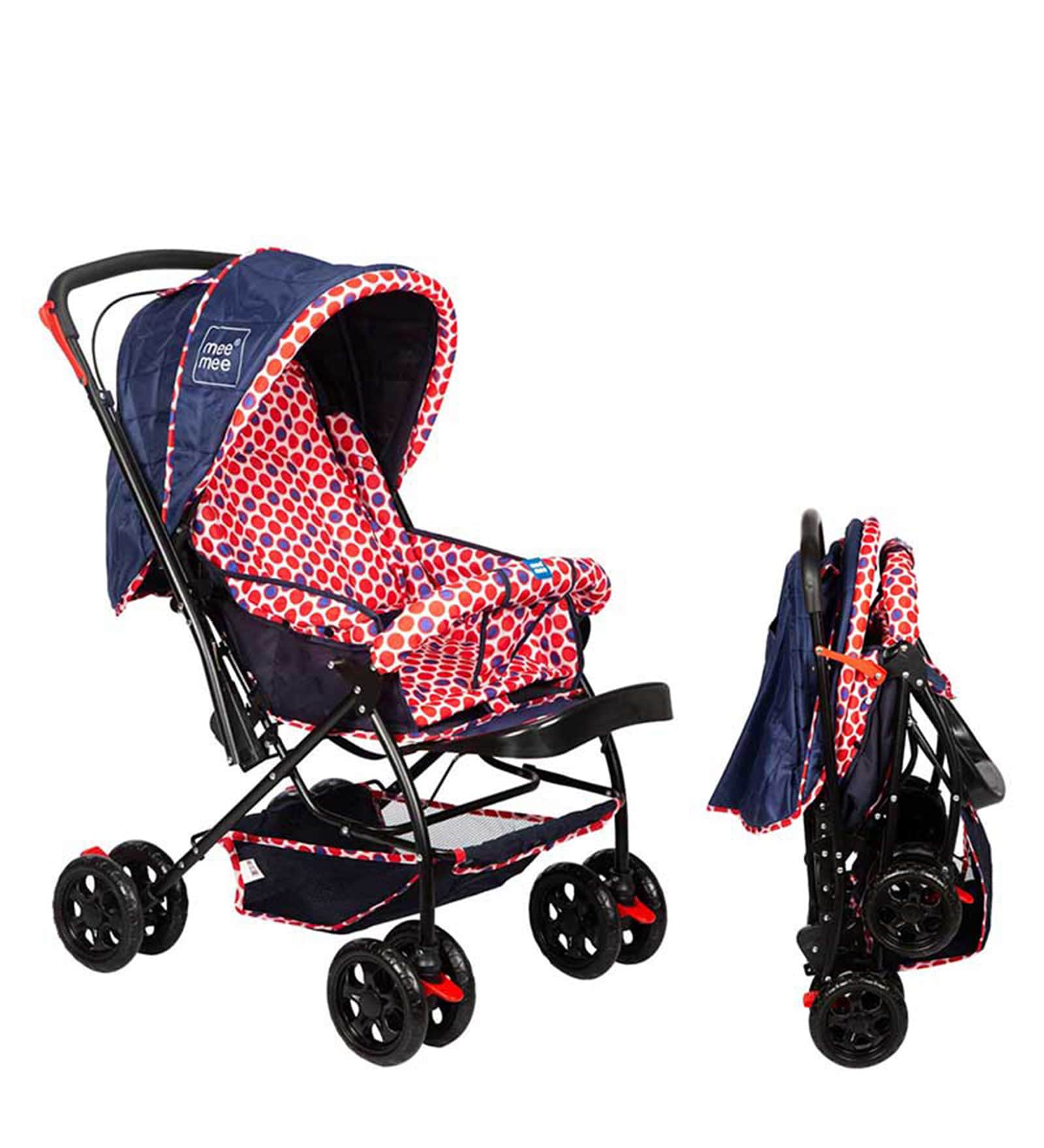 Buy Baby Pram with Adjustable Seating Positions and Reversible Handle
