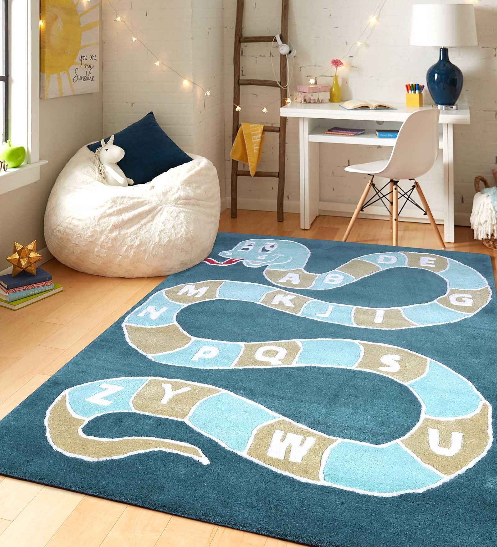 Baby Snake Carpet in Multicolour