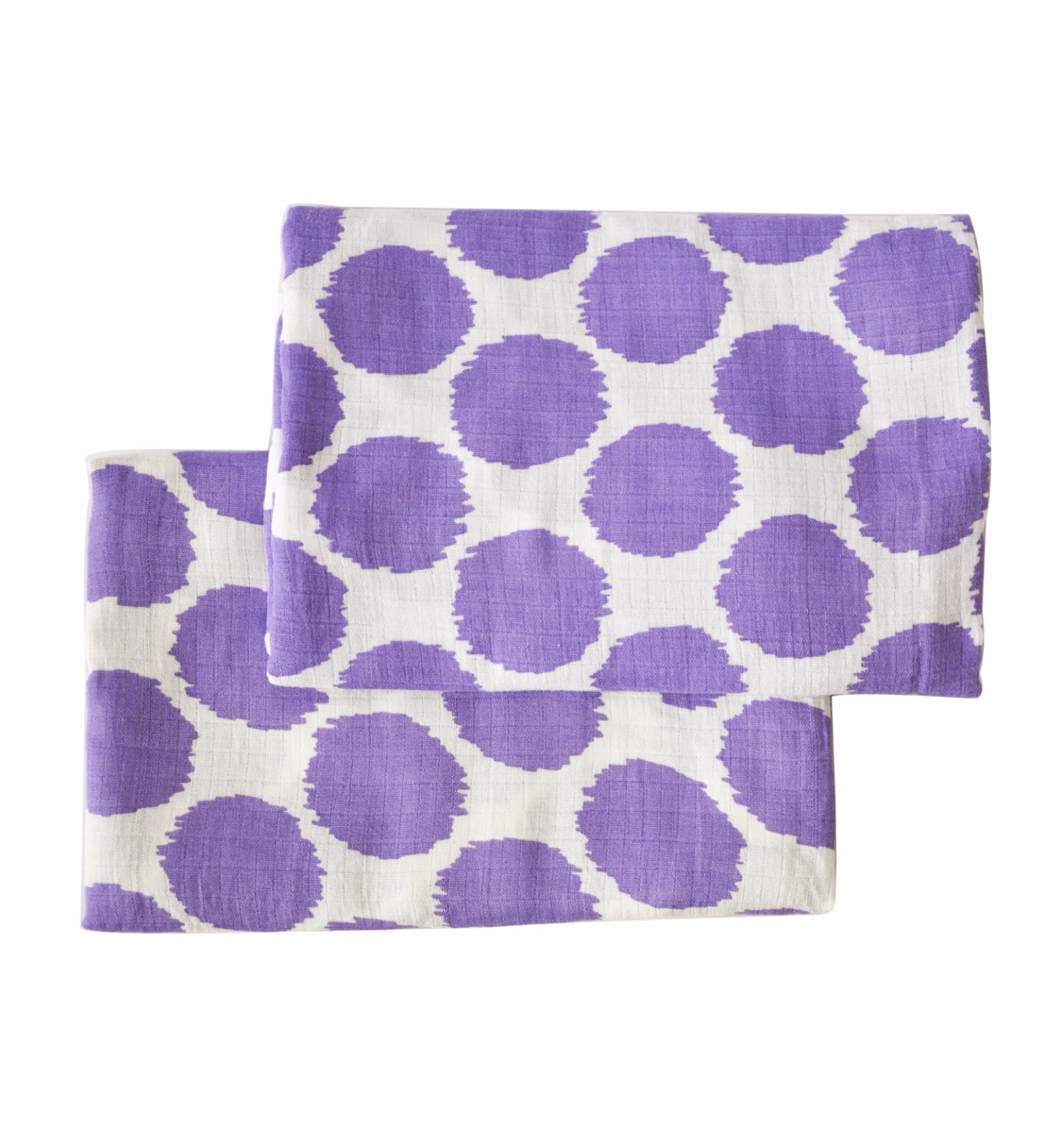 Bacati Multicolour Muslin 52 x 28 Inch Ikat Crib Baby Bedding Set-Set of 2