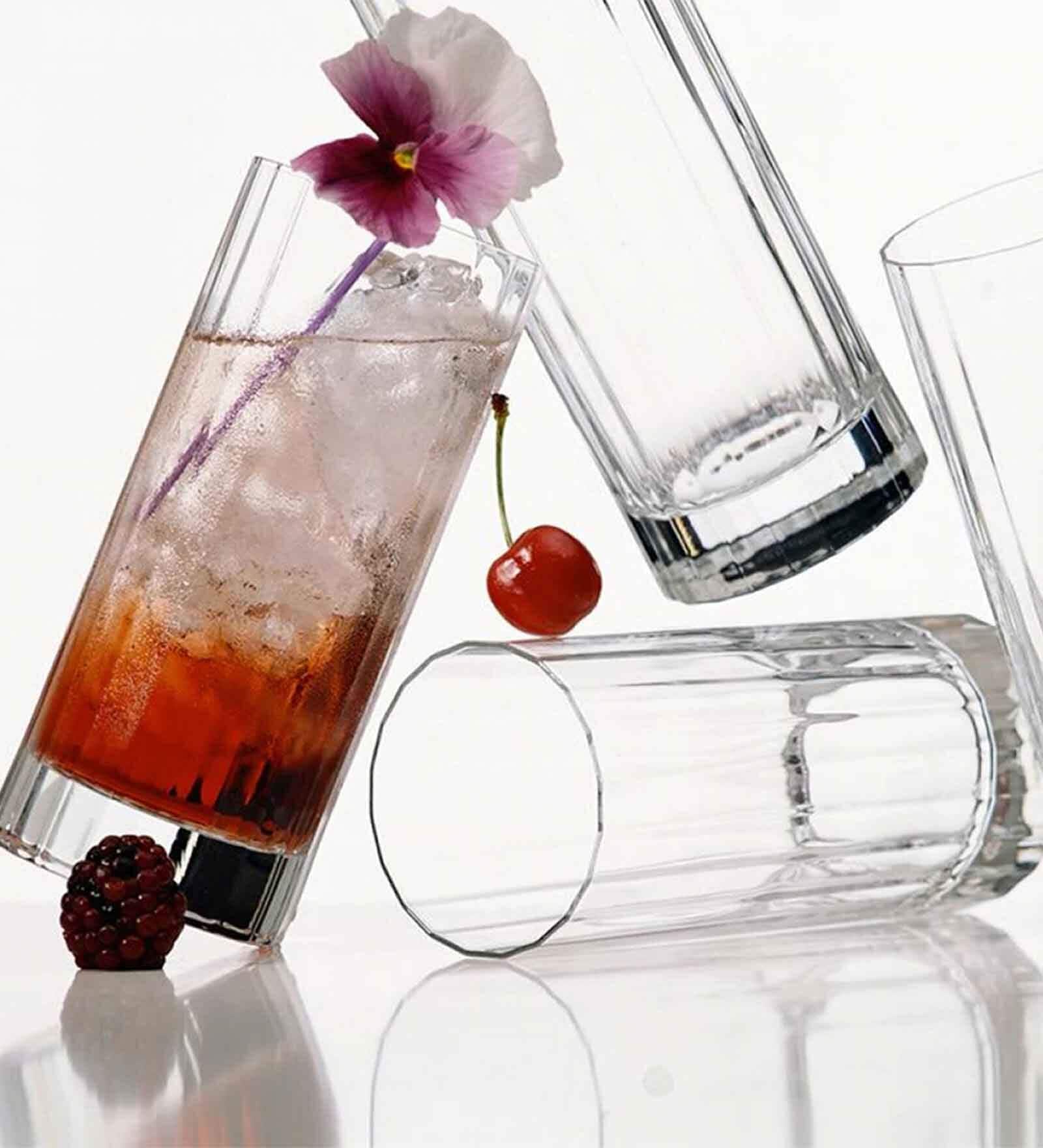 Luigi Bormioli Bach Glass Collection Transparent 480 Ml Glass (Set Of 6) Everyday Glasses