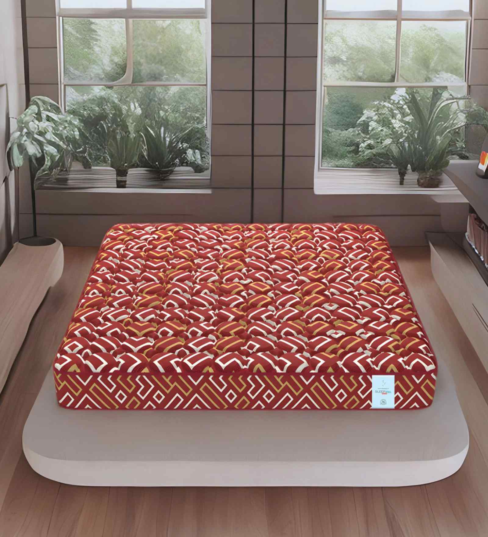 BACK SUPPORT Orthosense Cocopedic Tech 5 Inch HR Foam & Coir Queen Size Mattress