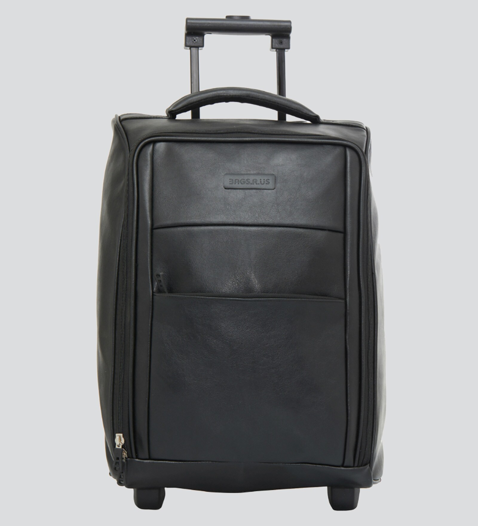 Buy Bags R Us Faux Leather Black Cabin Trolley Bag ,36 Litres Online