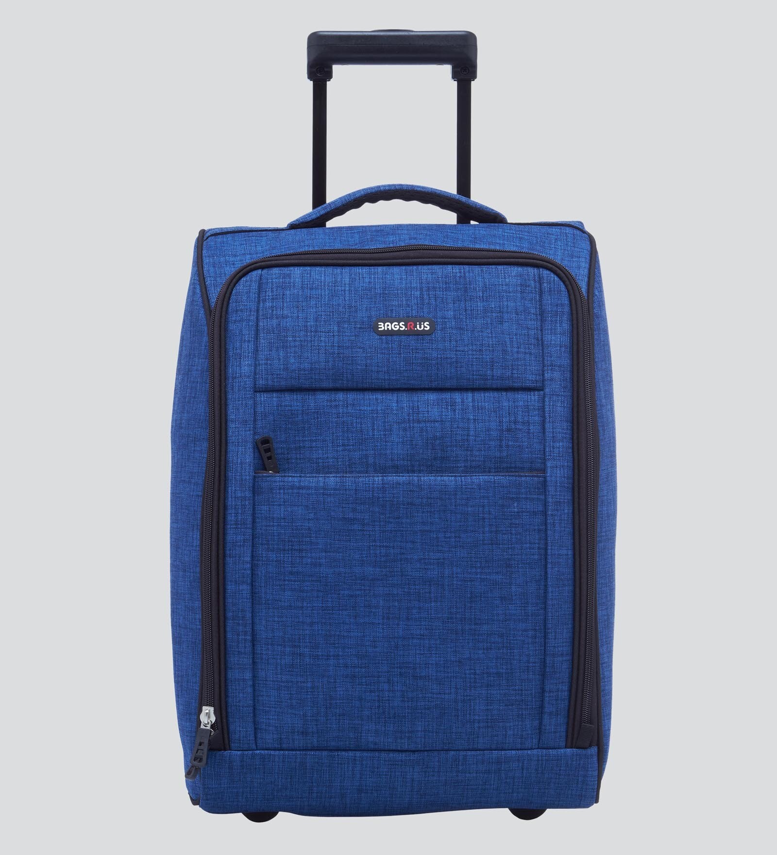 Buy Bags R Us Polyester Blue Cabin Trolley Bag ,36 Litres Online