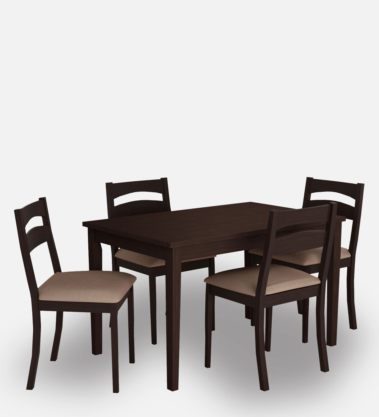 Bahamas 4 Seater Dining Set in Espresso Finish