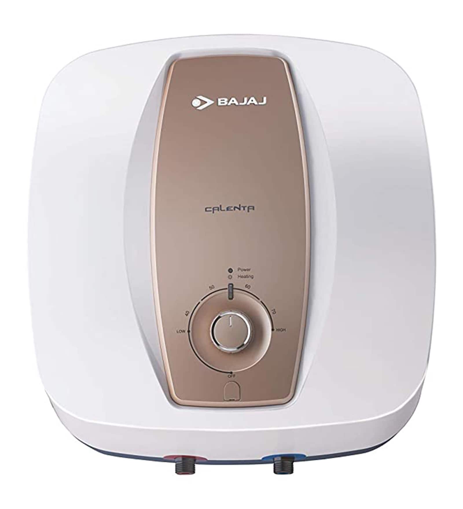 Bajaj Calenta Mechanical Storage 25 Litre Vertical 5 Star Water Heater, White
