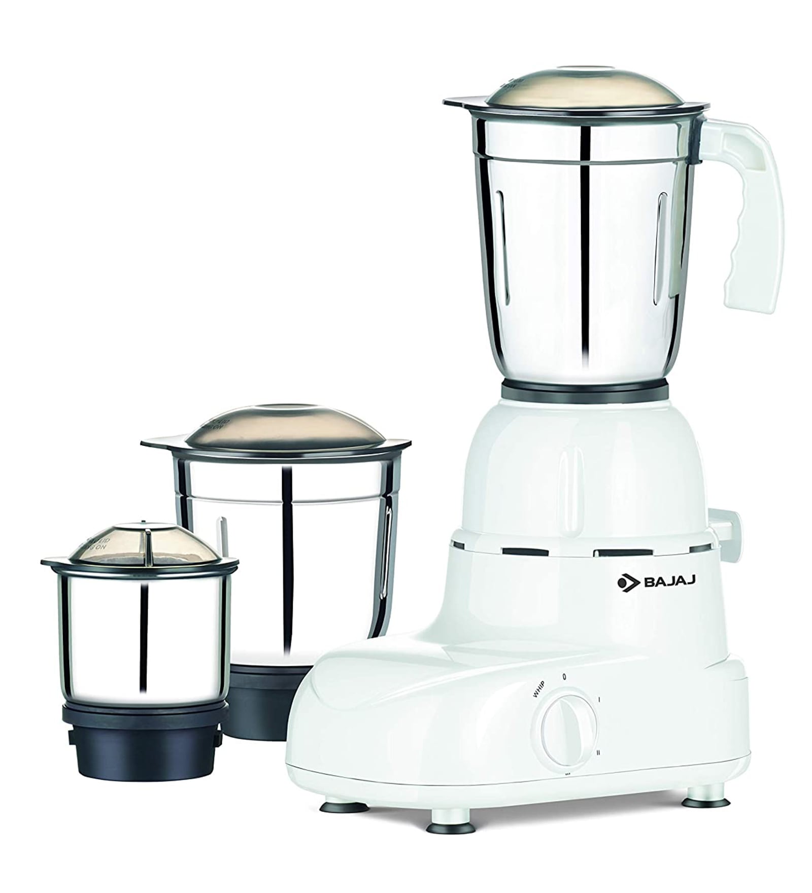 Buy Bajaj Glory Mixer Grinder 500Watt with 3 Jars in White Colour at