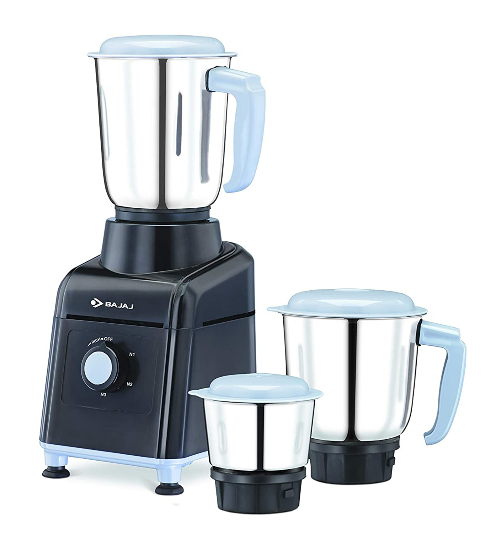 Bajaj GX 3501 Mixer Grinder 500-Watt with 3 Jars in Black Colour