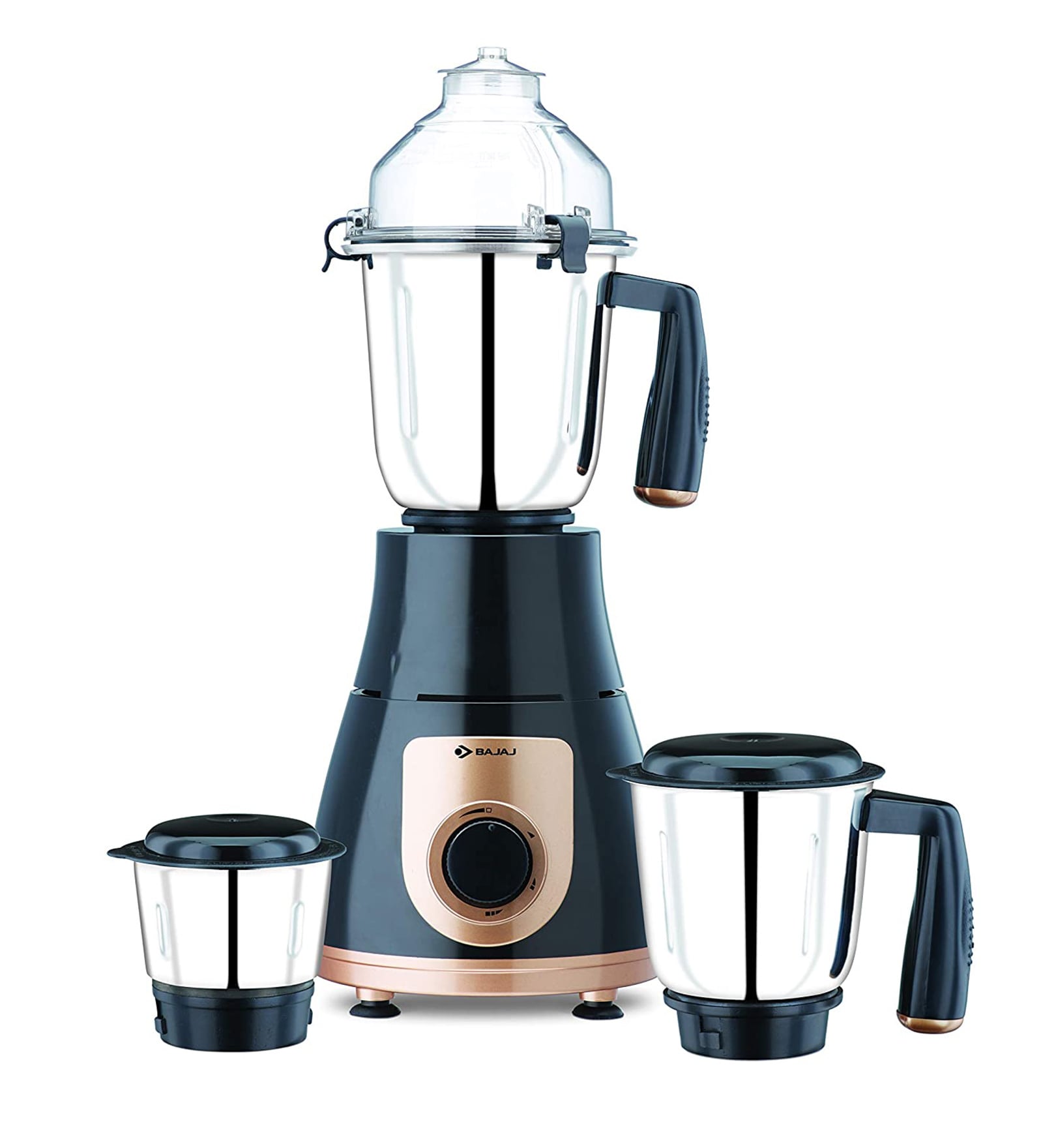 Bajaj GX-3701 Mixer Grinder 750W with 3 Jars in Black Colour