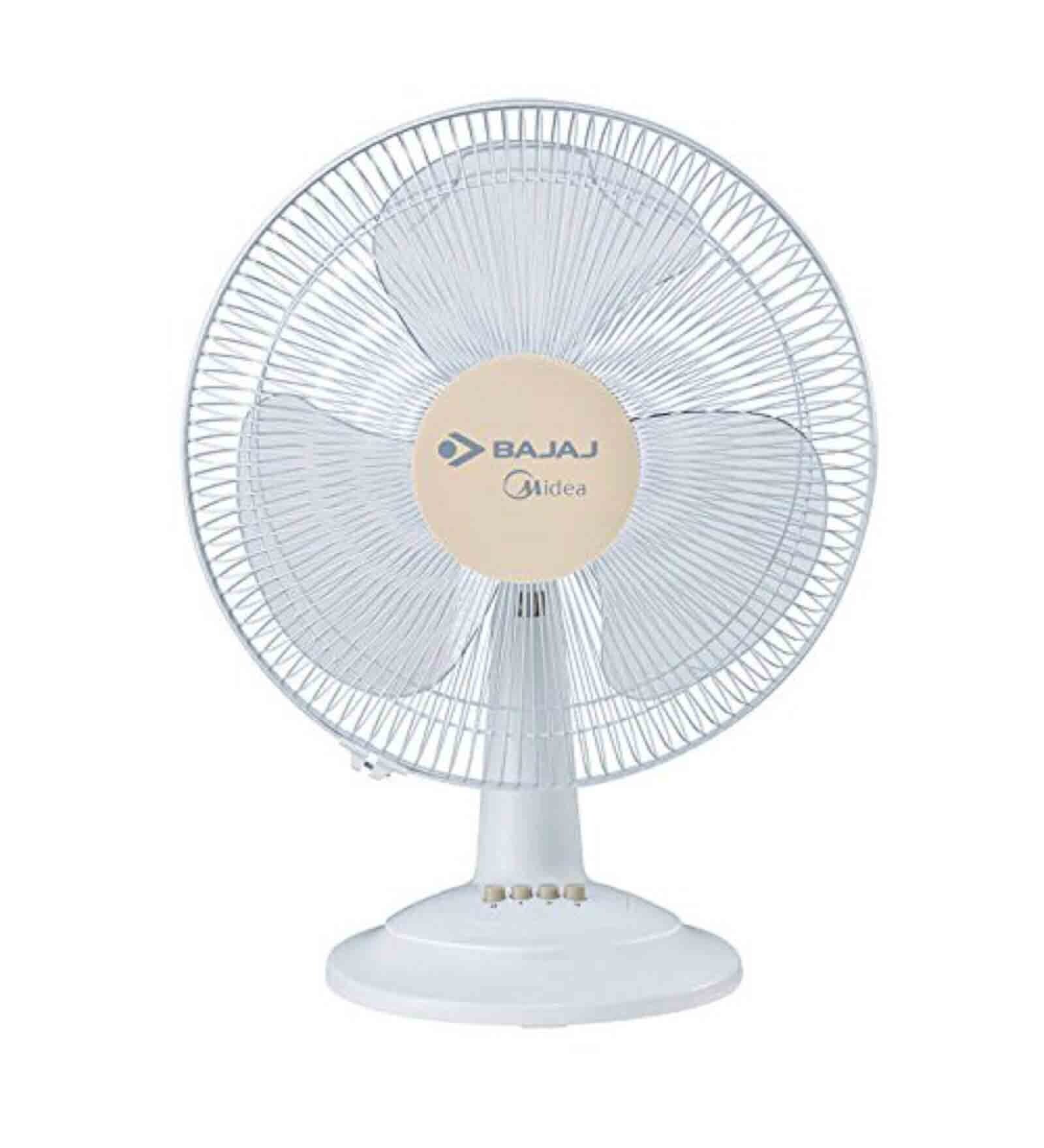 Bajaj Midea BT-07 400mm Table Fan (White)