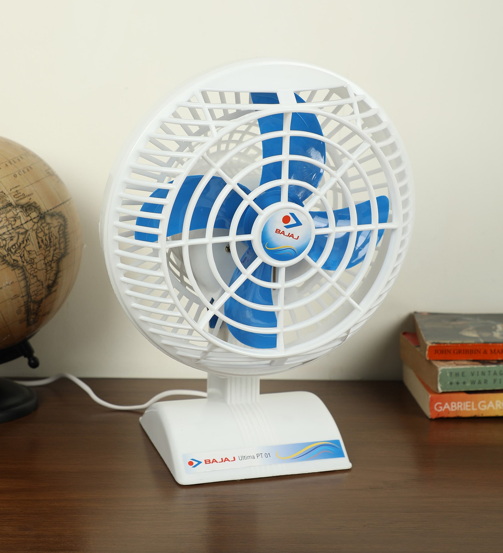 Buy Ultima Pt01 200 Mm White Table Fan By Bajaj Online Clearance Sale 