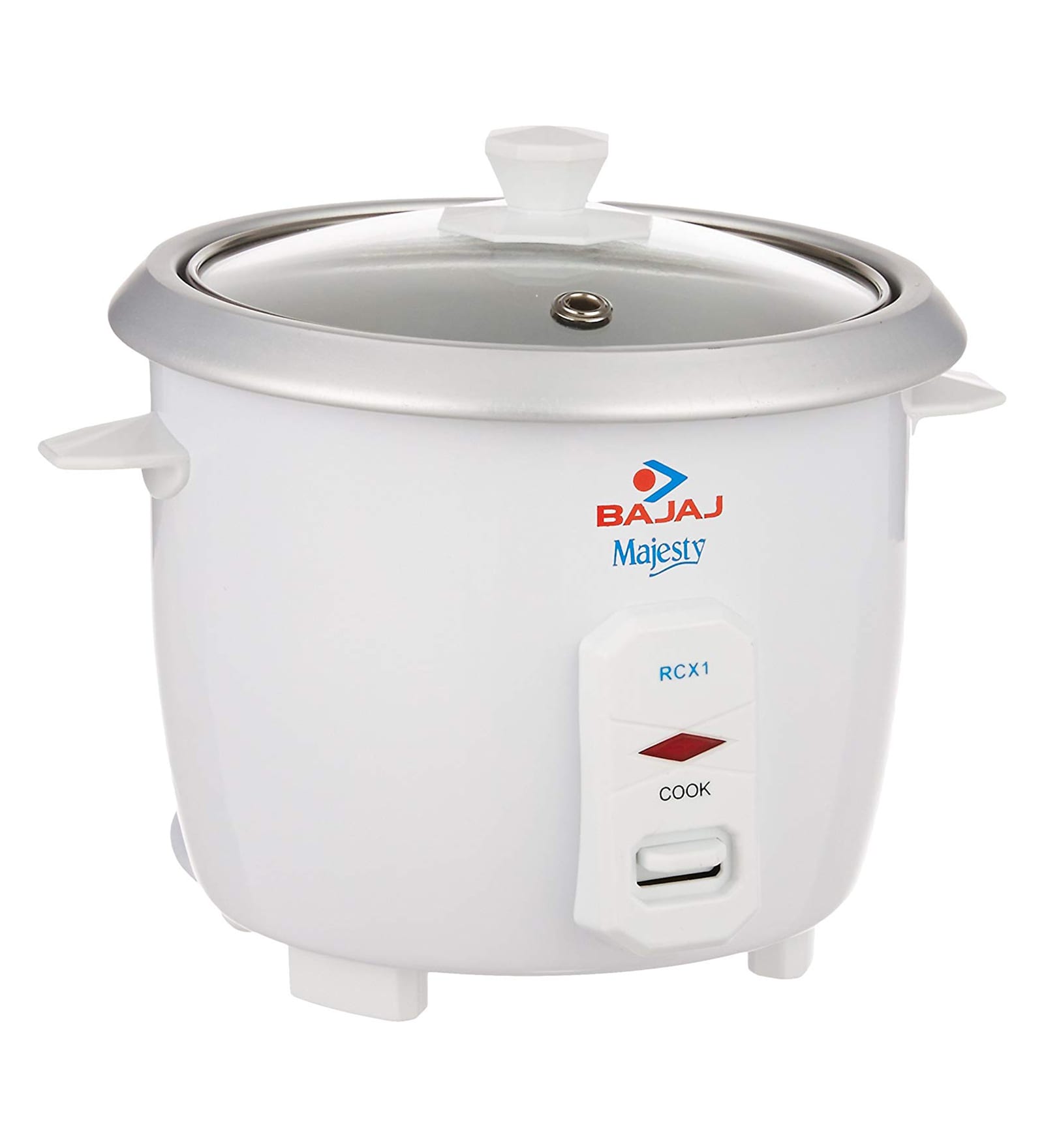 Bajaj White Majesty Rcx 1 Mini Multifunction Rice Cooker- 400 ML