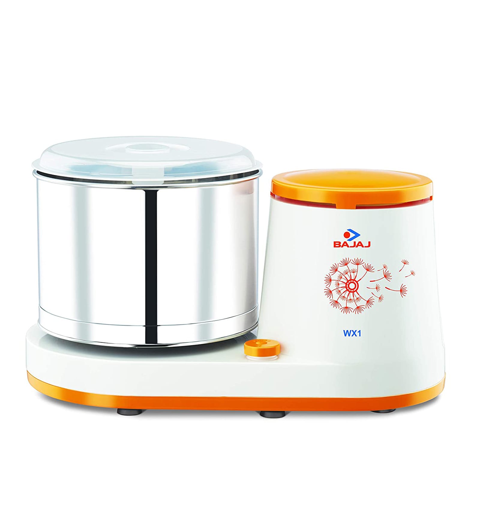 Bajaj WX1 230W Table Top Wet Grinder in White Colour Bajaj WX1 230W Table Top Wet Grinder in White Colour