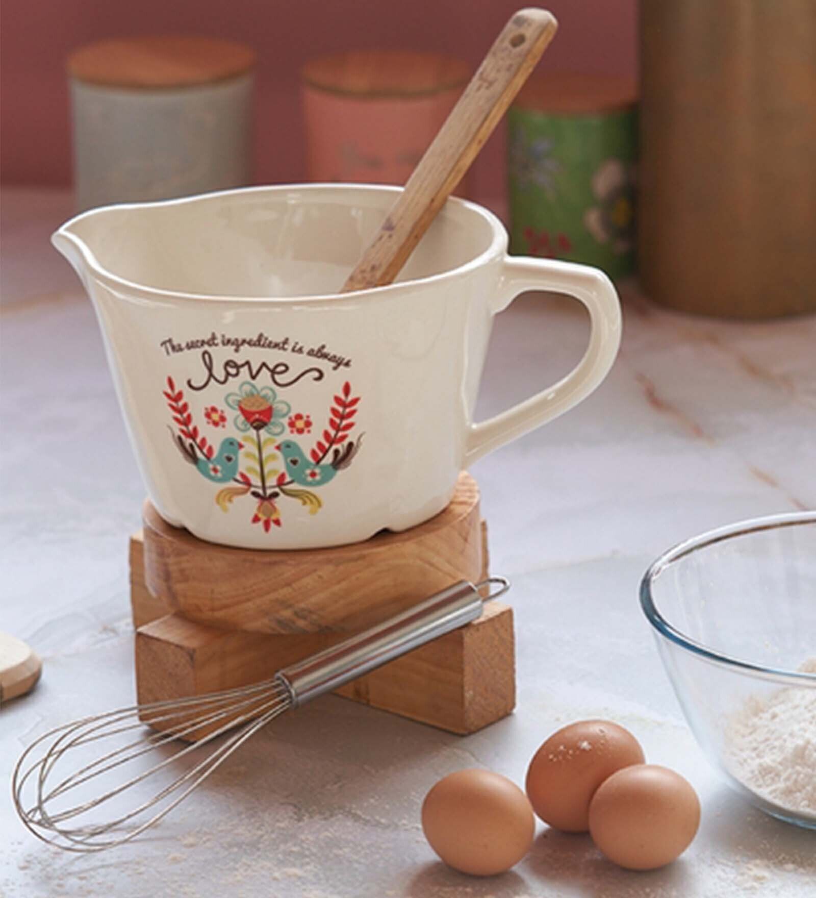 Buy Bake Cookies 500ml (Set of 2) Stoneware Mixing Bowl by Chumbak at 13 OFF by Chumbak Pepperfry