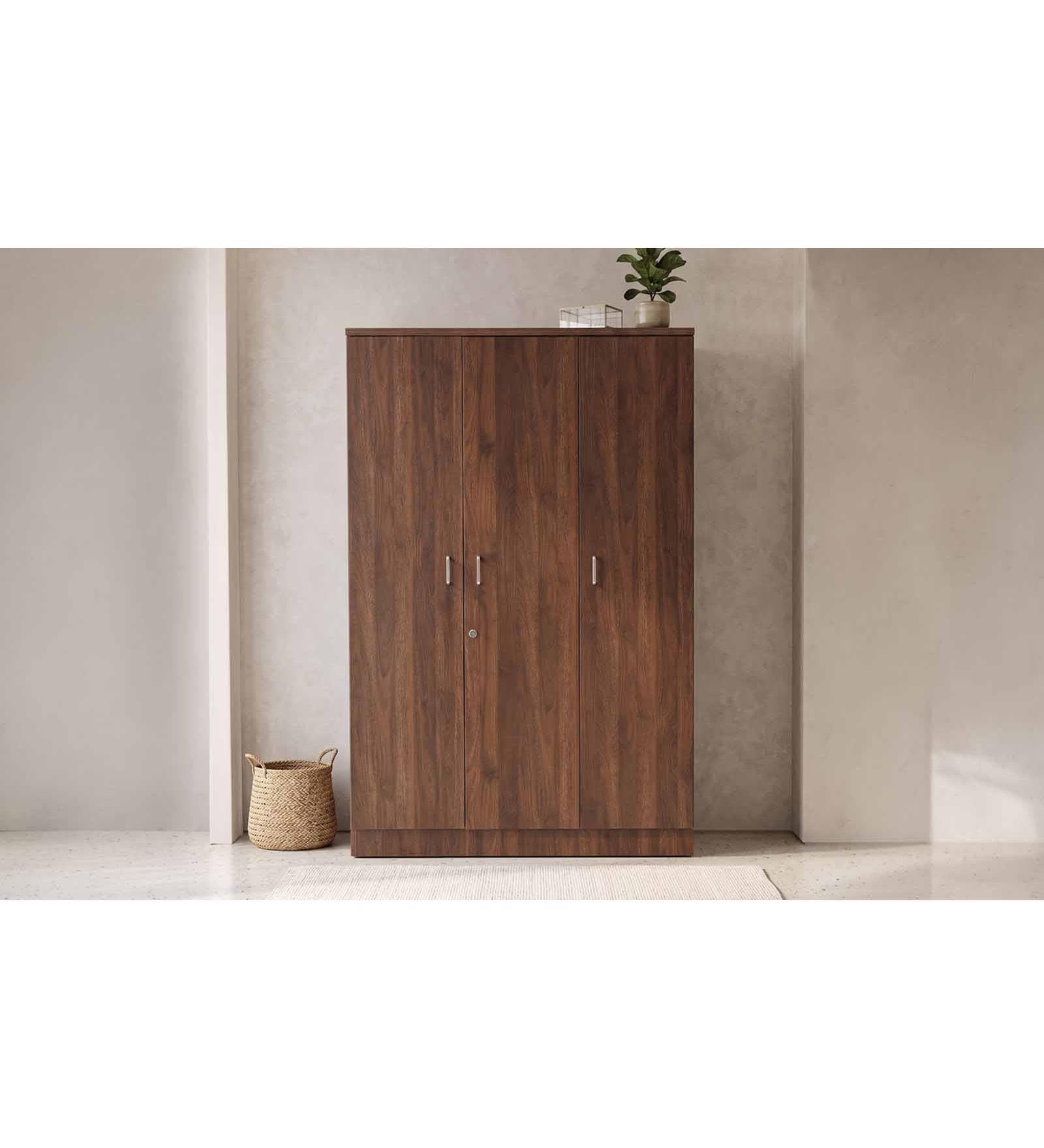 Baleno 3 Door Wardrobe In Sheesham Wood Finish