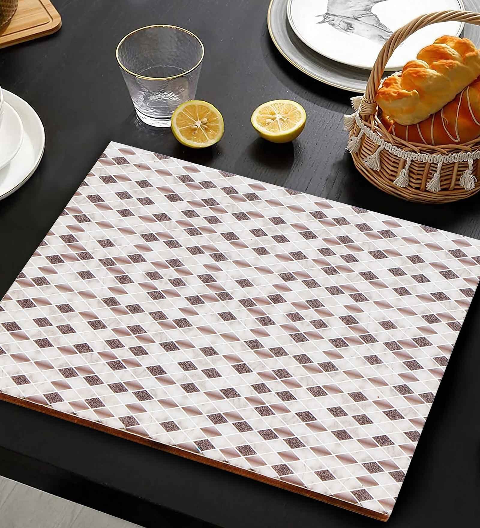 Barfi Multicolor (12 X 18 ) MDF Wood 1Pc Table Placemats